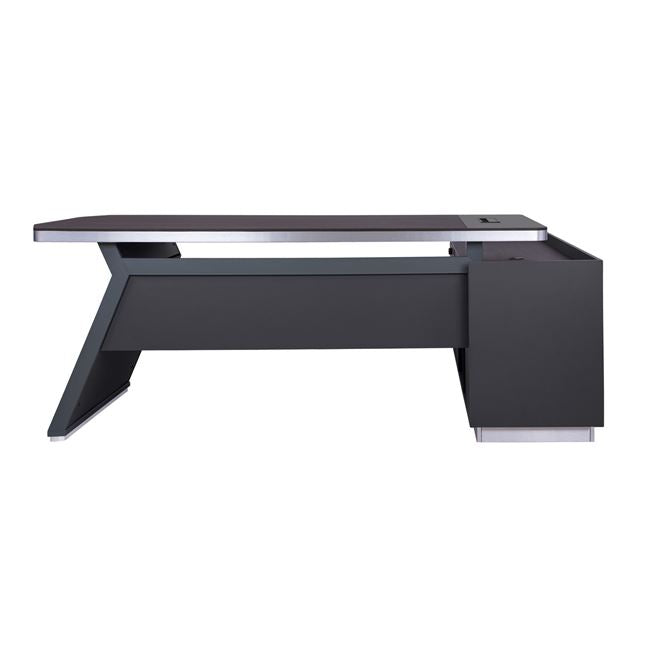 ΓΡΑΦΕΙΟ ΕΠΑΓΓΕΛΜΑΤΙΚΟ ΑΡΙΣΤΕΡΗ ΓΩΝΙΑ ROSEWOOD HM2084L 220X180X76Υεκ. - Pakobazaar