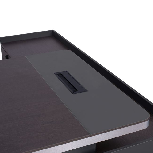 ΓΡΑΦΕΙΟ ΕΠΑΓΓΕΛΜΑΤΙΚΟ ΑΡΙΣΤΕΡΗ ΓΩΝΙΑ ROSEWOOD HM2084L 220X180X76Υεκ. - Pakobazaar