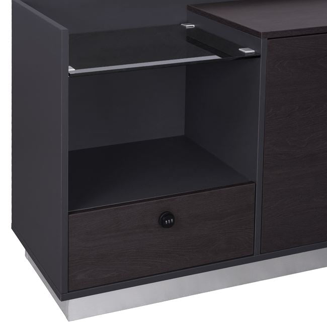 ΓΡΑΦΕΙΟ ΕΠΑΓΓΕΛΜΑΤΙΚΟ ΑΡΙΣΤΕΡΗ ΓΩΝΙΑ ROSEWOOD HM2086L 180X170X76Υ εκ. - Pakobazaar