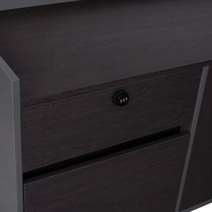 ΓΡΑΦΕΙΟ ΕΠΑΓΓΕΛΜΑΤΙΚΟ ΑΡΙΣΤΕΡΗ ΓΩΝΙΑ ROSEWOOD HM2084L 220X180X76Υεκ. - Pakobazaar