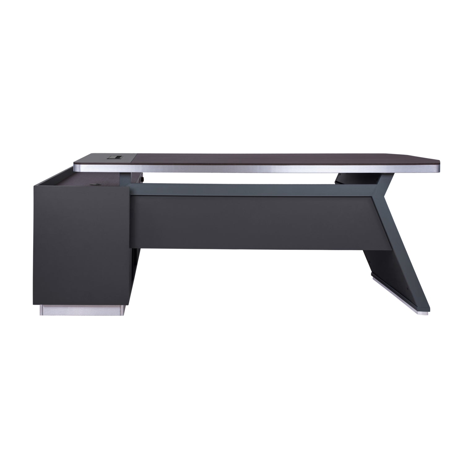 ΓΡΑΦΕΙΟ ΕΠΑΓΓΕΛΜΑΤΙΚΟ ΔΕΞΙΑ ΓΩΝΙΑ ROSEWOOD HM2084R 220X180X76Υ εκ. - Pakobazaar