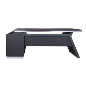ΓΡΑΦΕΙΟ ΕΠΑΓΓΕΛΜΑΤΙΚΟ ΔΕΞΙΑ ΓΩΝΙΑ ROSEWOOD HM2084R 220X180X76Υ εκ. - Pakobazaar