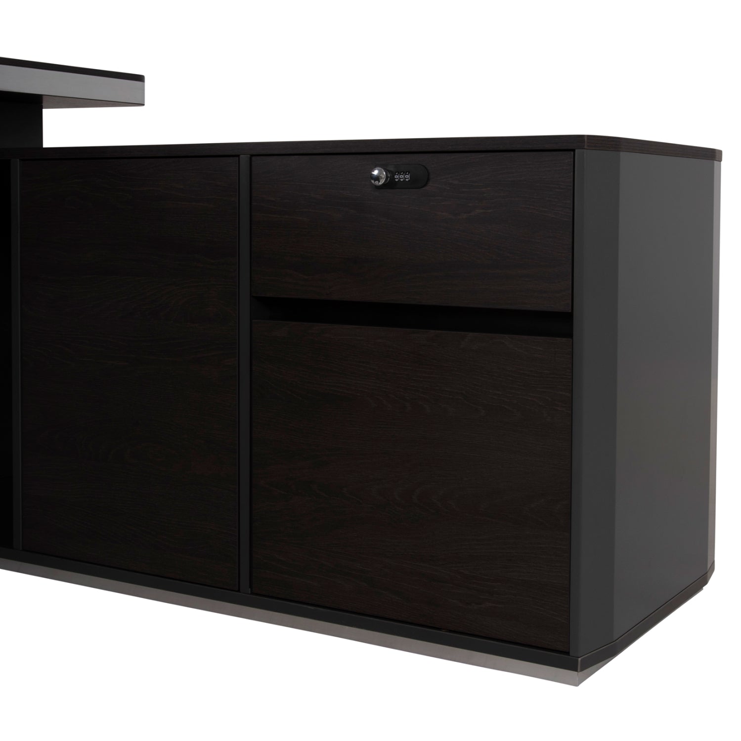 ΓΡΑΦΕΙΟ ΕΠΑΓΓΕΛΜΑΤΙΚΟ ΔΕΞΙΑ ΓΩΝΙΑ ROSEWOOD HM2083R 220X180X76Υ εκ. - Pakobazaar