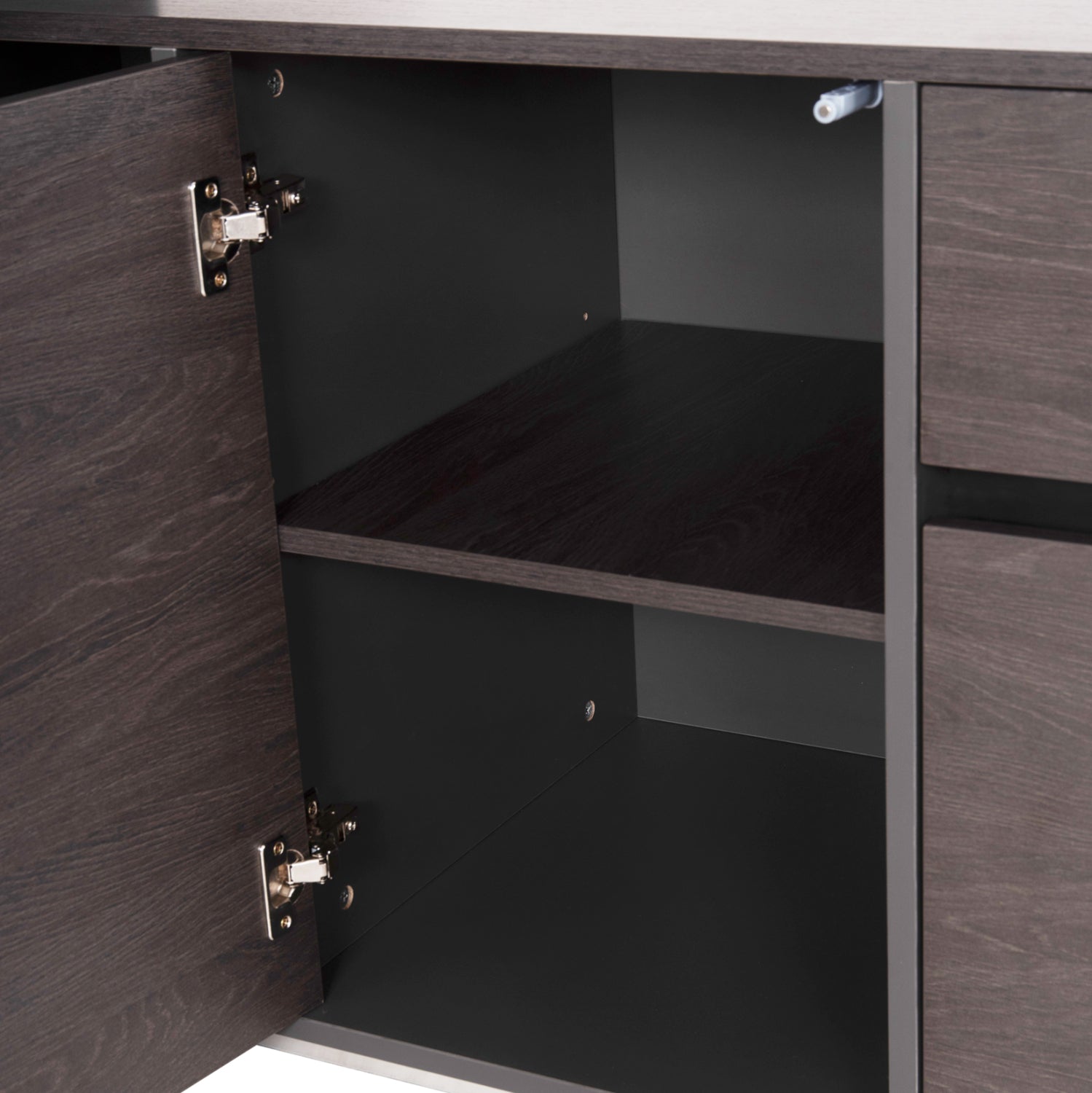 ΓΡΑΦΕΙΟ ΕΠΑΓΓΕΛΜΑΤΙΚΟ ΔΕΞΙΑ ΓΩΝΙΑ ROSEWOOD HM2083R 220X180X76Υ εκ. - Pakobazaar