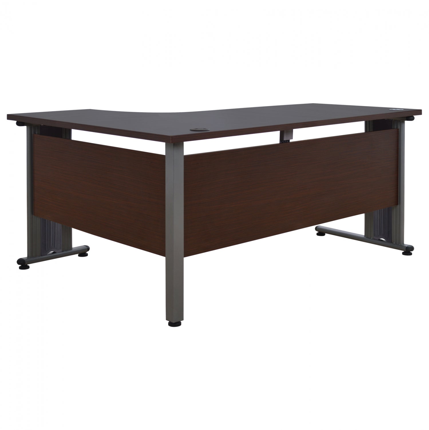 ΓΡΑΦΕΙΟ ΕΠΑΓΓΕΛΜΑΤΙΚΟ VALDEN HM2043.02R WENGE ΜΕ ΔΕΞΙΑ ΓΩΝΙΑ 160X120X75 - Pakobazaar