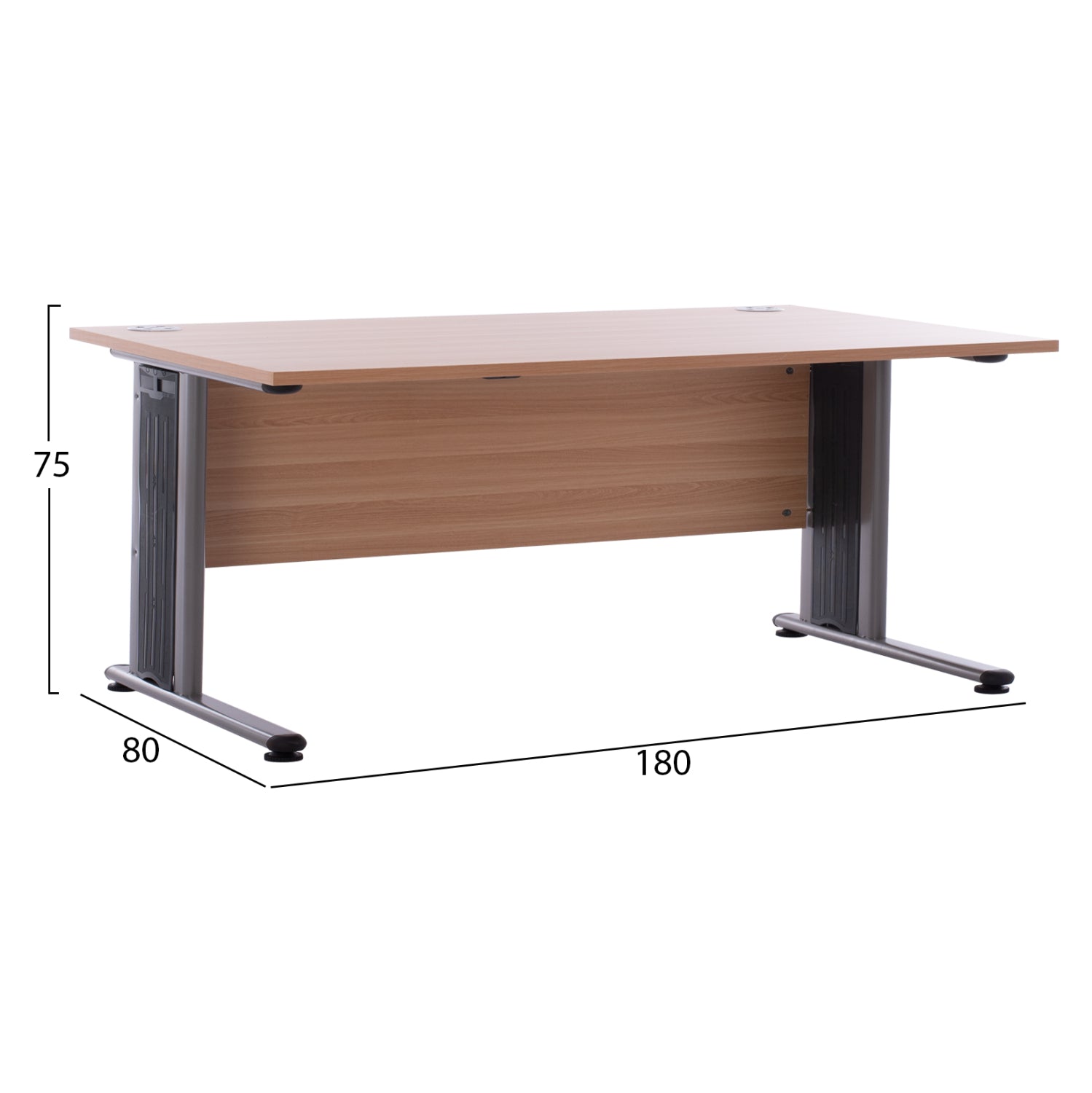 ΓΡΑΦΕΙΟ ΕΠΑΓΓΕΛΜΑΤΙΚΟ VALDEN HM2046.01 ΟΞΙΑ 180X80X75 - Pakobazaar