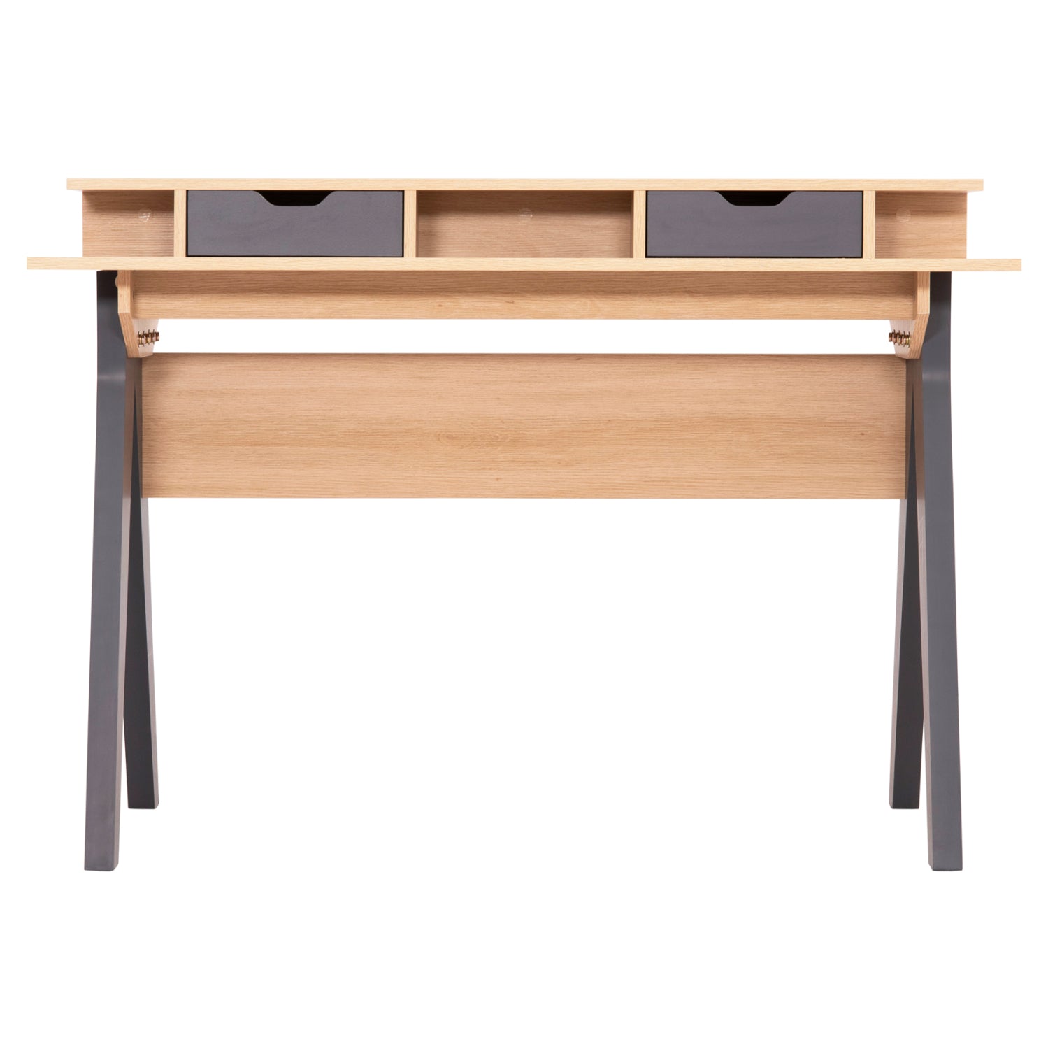 ΓΡΑΦΕΙΟ REXIN HM18290 ΜΕΛΑΜΙΝΗ ΣΕ SONAMA-ΓΚΡΙ 120x19-59x75-85,5ΥΥεκ. - Pakobazaar