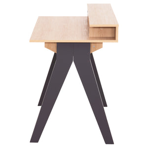ΓΡΑΦΕΙΟ REXIN HM18290 ΜΕΛΑΜΙΝΗ ΣΕ SONAMA-ΓΚΡΙ 120x19-59x75-85,5ΥΥεκ. - Pakobazaar