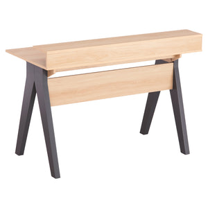 ΓΡΑΦΕΙΟ REXIN HM18290 ΜΕΛΑΜΙΝΗ ΣΕ SONAMA-ΓΚΡΙ 120x19-59x75-85,5ΥΥεκ. - Pakobazaar