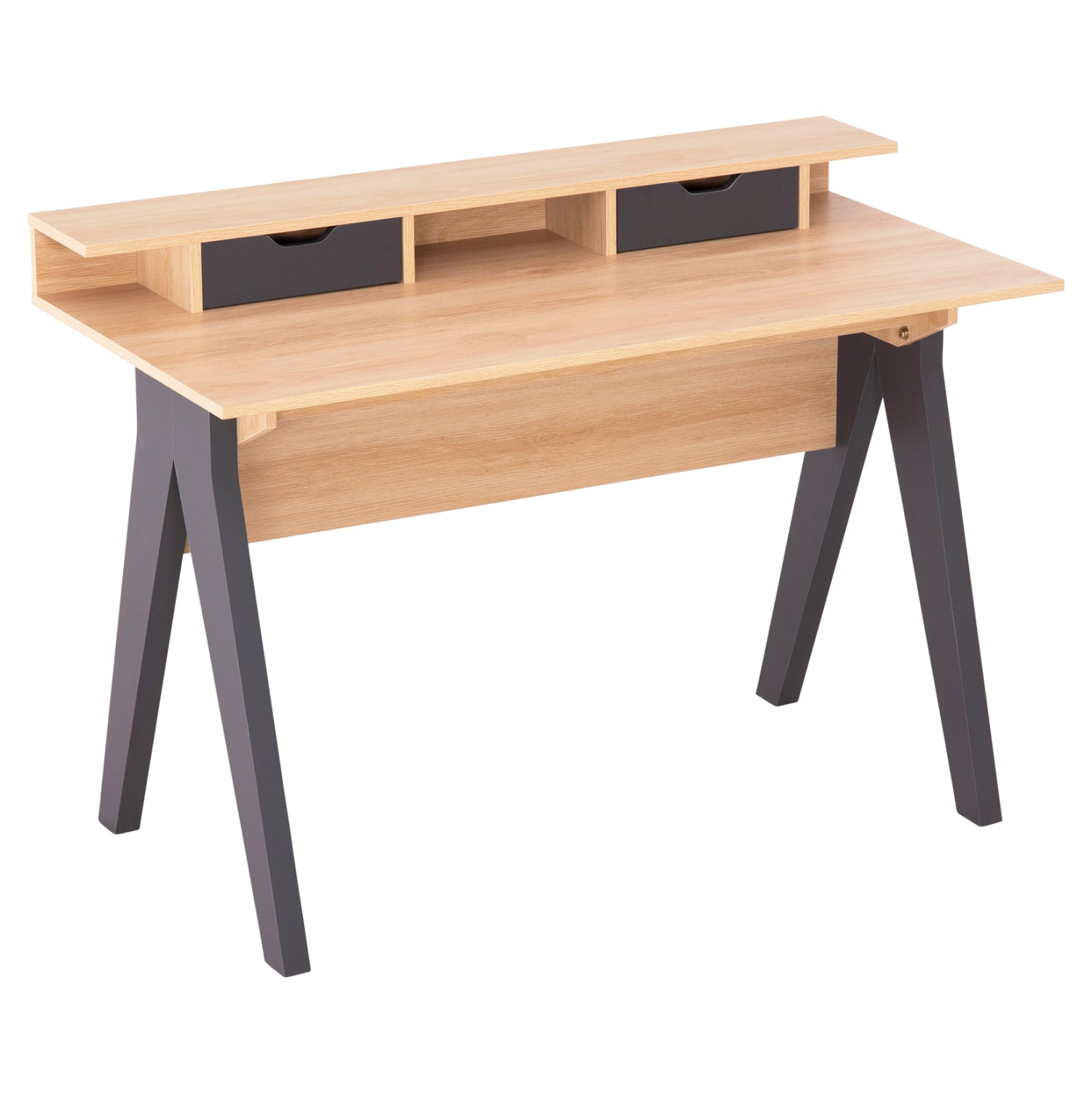 ΓΡΑΦΕΙΟ REXIN HM18290 ΜΕΛΑΜΙΝΗ ΣΕ SONAMA-ΓΚΡΙ 120x19-59x75-85,5ΥΥεκ. - Pakobazaar