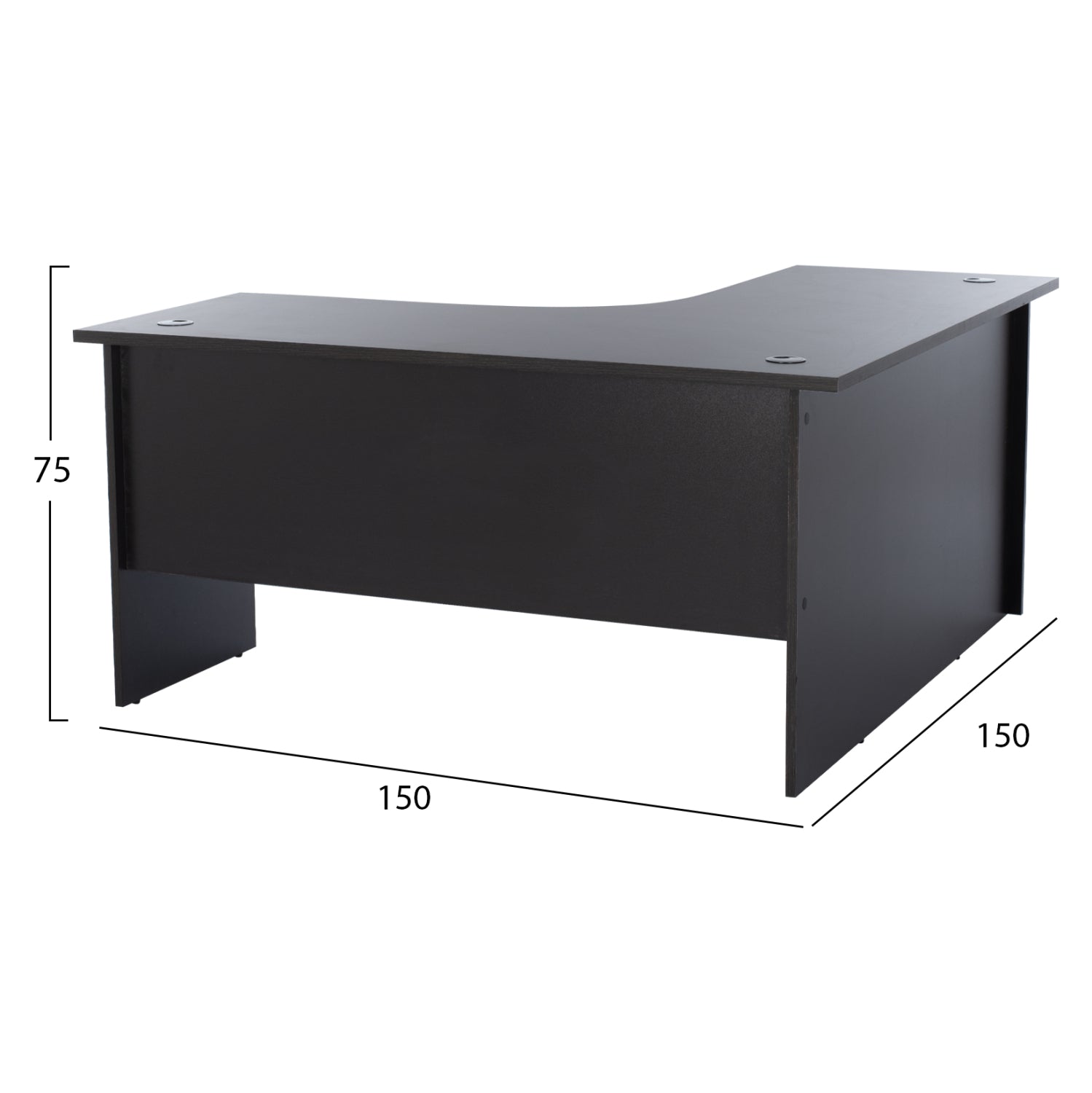 ΓΡΑΦΕΙΟ ΓΩΝΙΑ ΕΠΑΓΓΕΛΜΑΤΙΚΟ CAITLYN 150Χ150Χ75εκ HM2019.02 ΒΕΓΓΕ - Pakobazaar