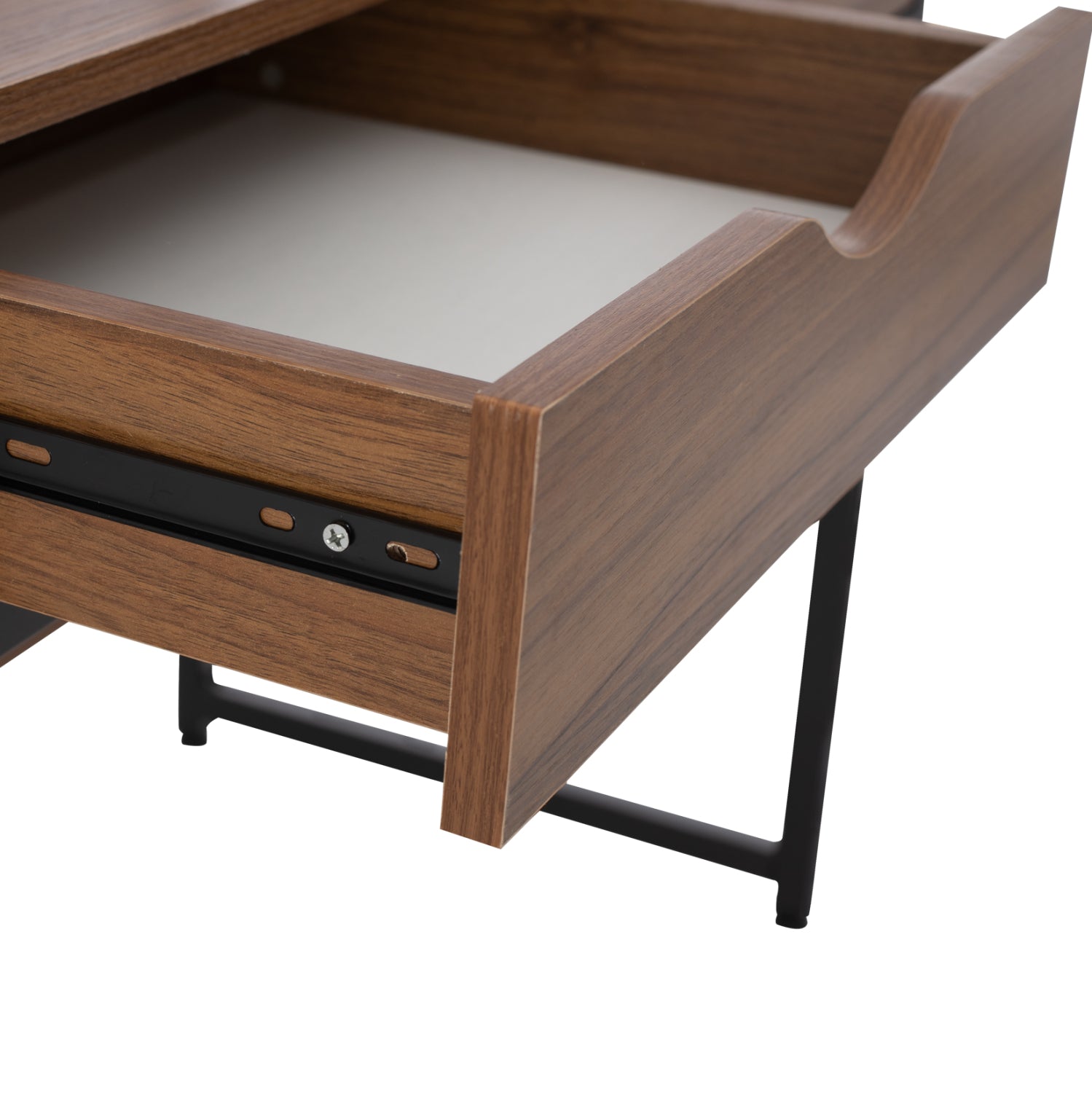 ΓΡΑΦΕΙΟ ΜΕ ΒΙΒΛΙΟΘΗΚΗ TANAYA HM2390.12 ΜΕΛΑΜΙΝΗ ΚΑΡΥΔΙ-ΜΑΥΡΟΣ ΜΕΤΑΛΛ.ΣΚΕΛΕΤΟΣ 100x48x139Y - Pakobazaar