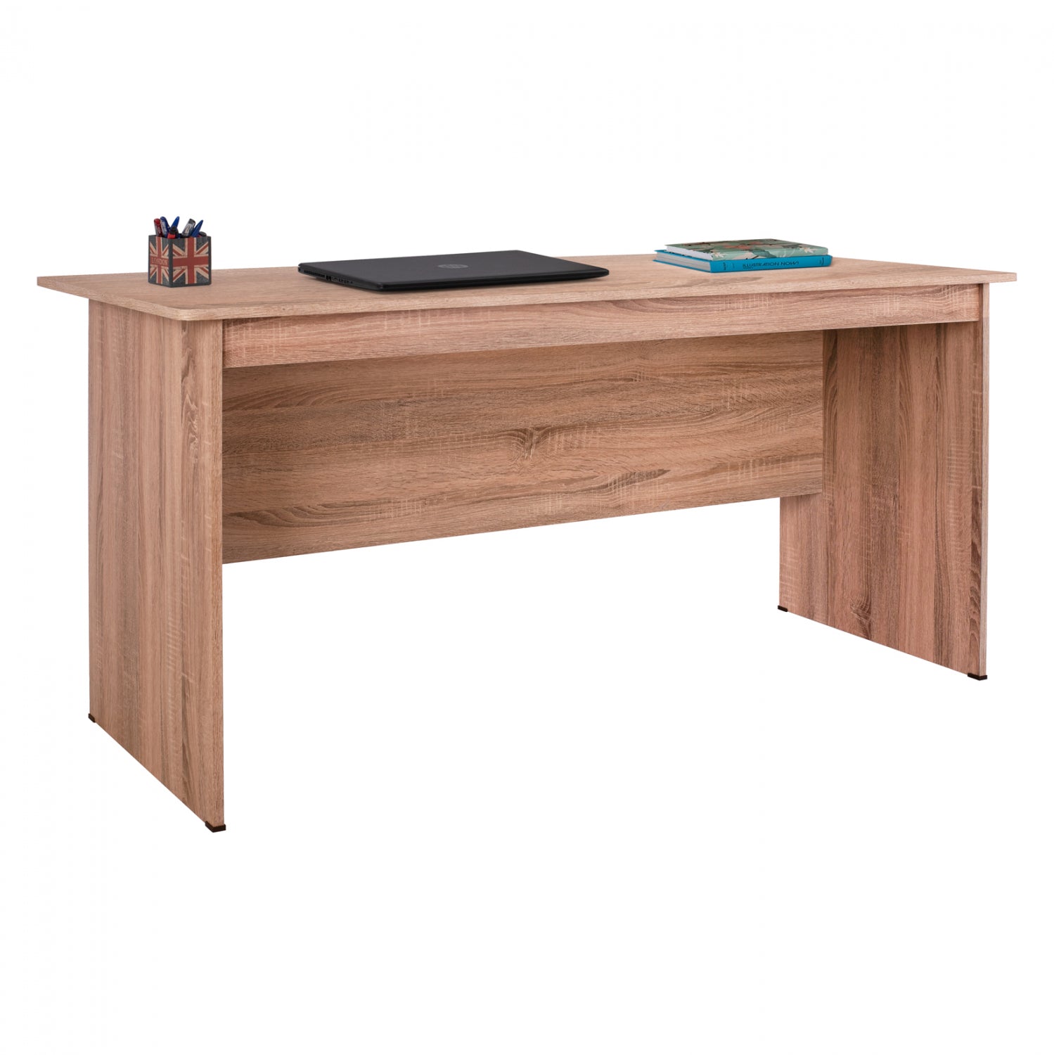 ΓΡΑΦΕΙΟ ΜΕΛΑΜΙΝΗΣ HAYDEN 150x71x74,5 HM2284.02 ΣΕ ΧΡΩΜΑ SONAMA - Pakobazaar