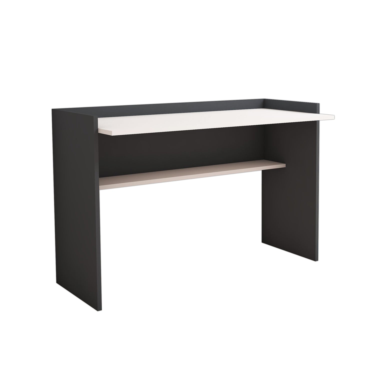 ΓΡΑΦΕΙΟ ΜΕΛΑΜΙΝΗΣ ΓΚΡΙ ΛΕΥΚΟ HM9227.13 118x58x80Υεκ. - Pakobazaar