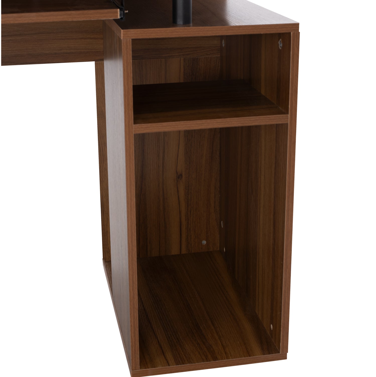 ΓΡΑΦΕΙΟ ΜΕΛΑΜΙΝΗΣ STATUS HM2026.03 WALNUT 120Χ55Χ76 εκ. - Pakobazaar