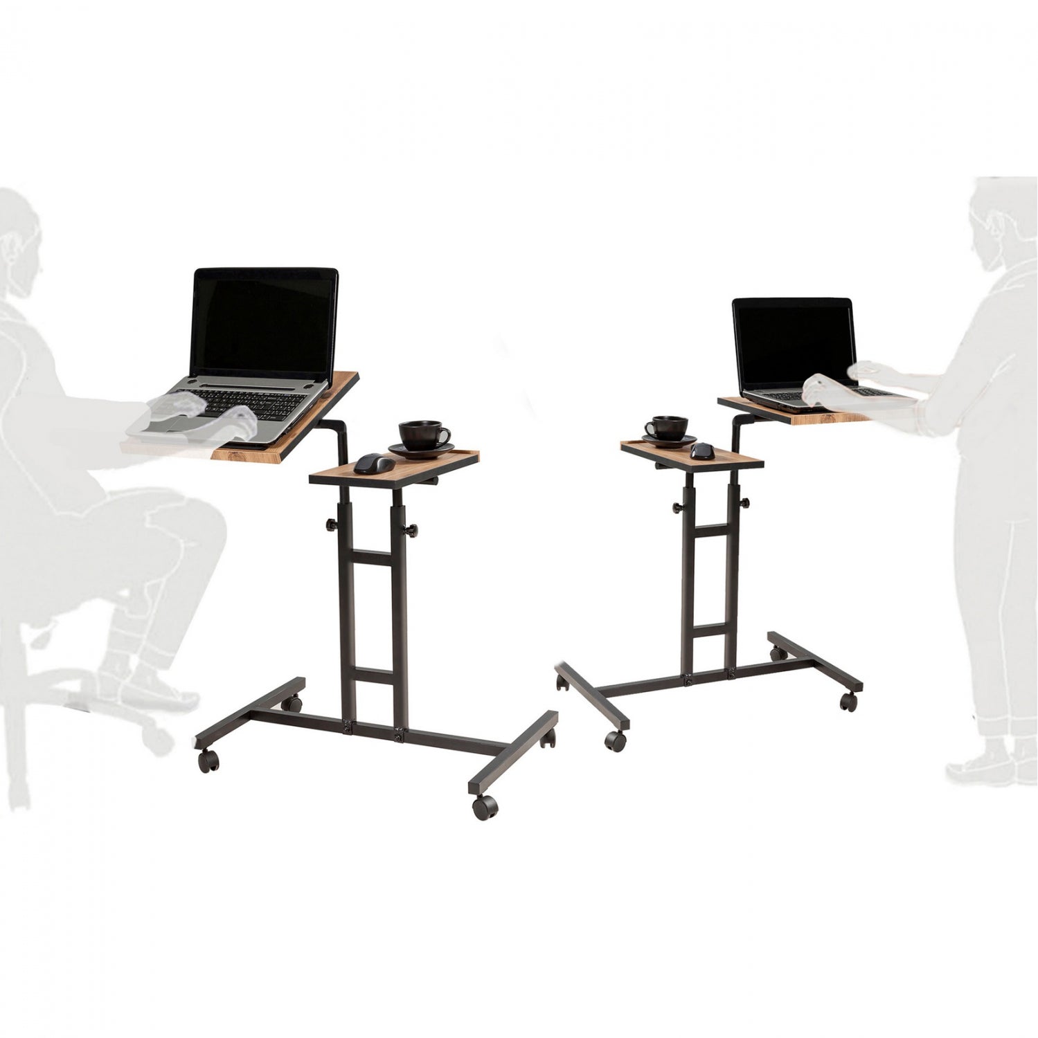 ΓΡΑΦΕΙΟ ΡΥΘΜΙΖΟΜΕΝΟ ΓΙΑ LAPTOP HM8977.01 67x45,4x62-87 εκ. - Pakobazaar