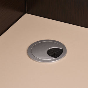 ΓΡΑΦΕΙΟ ΥΠΟΔΟΧΗΣ DALTON HM2068.01 ΜΕΛΑΜΙΝΗ ΣΕ WENGE-ΜΠΕΖ 240x80x106Υεκ. - Pakobazaar