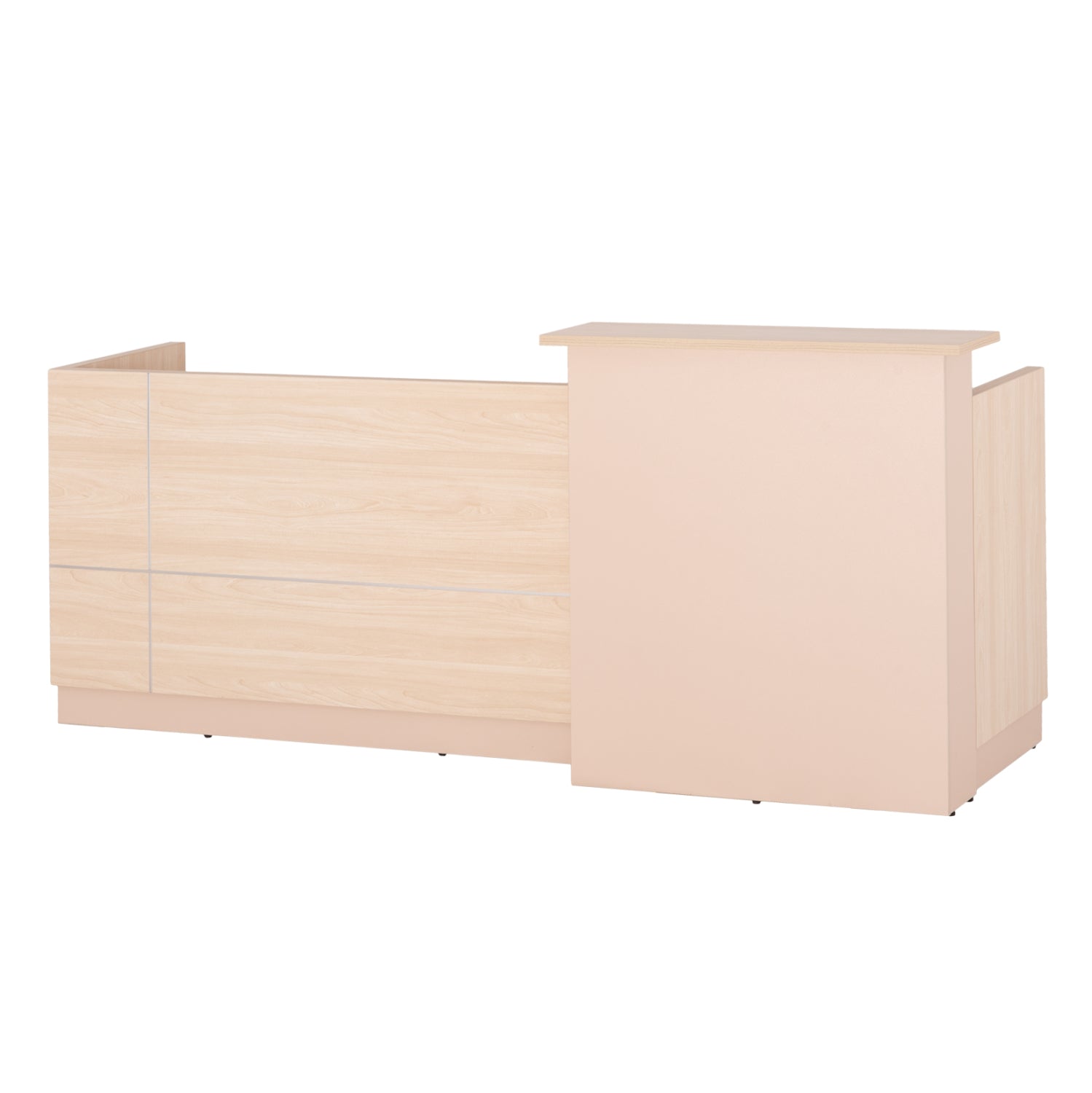 ΓΡΑΦΕΙΟ ΥΠΟΔΟΧΗΣ DALTON HM2068.02 ΜΕΛΑΜΙΝΗ ΣΕ SONAMA-ΜΠΕΖ 240x80x106Υεκ. - Pakobazaar