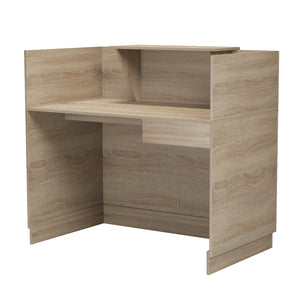 ΓΡΑΦΕΙΟ ΥΠΟΔΟΧΗΣ (RECEPTION) BARRY HM2152.01 ΜΕΛΑΜΙΝΗ ΣΕ SONAMA 120x70x110Υεκ. - Pakobazaar