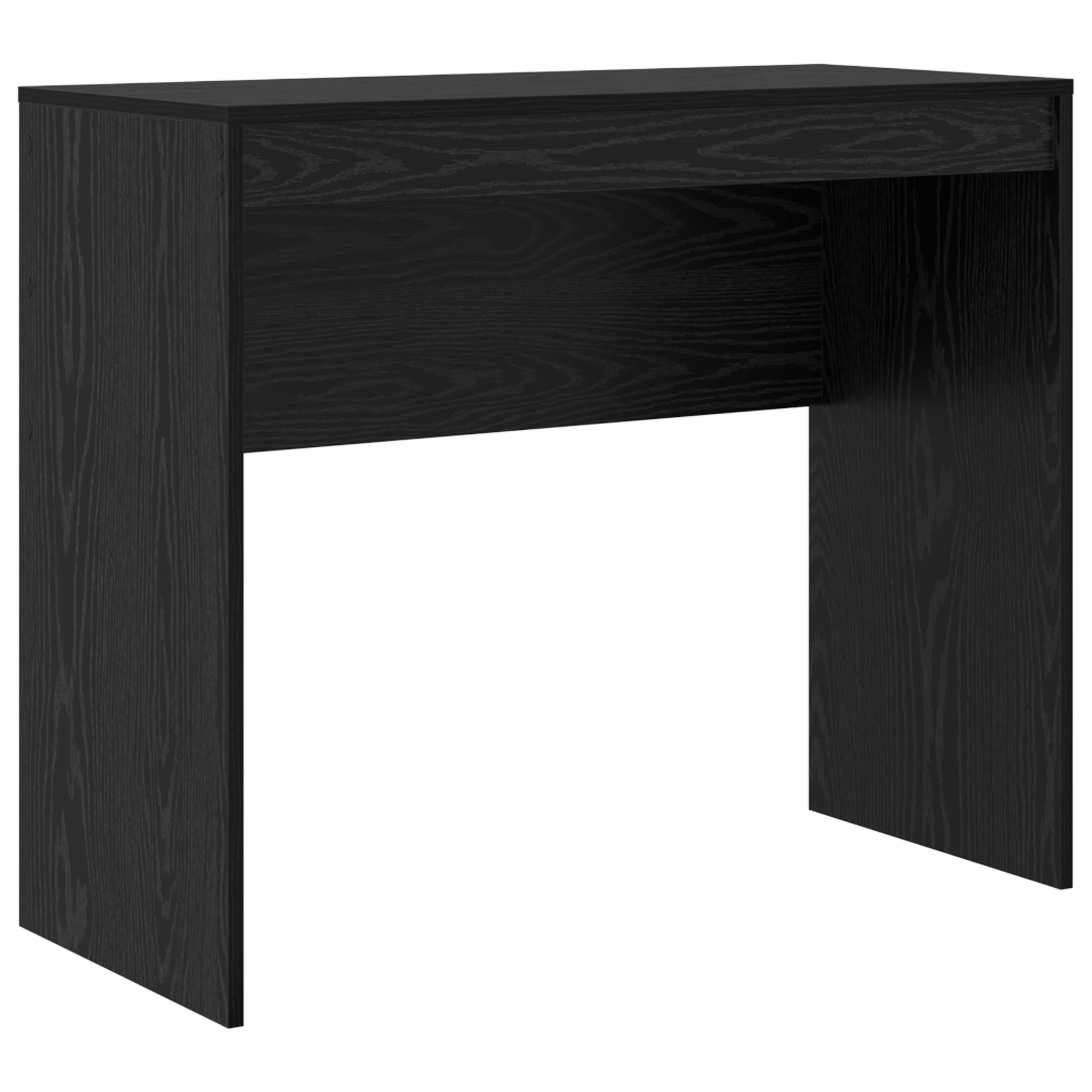 Γραφείο με συρτάρι με ράφι με αποθήκευση 2 pcs Μαύρη Οξυά - Pakobazaar