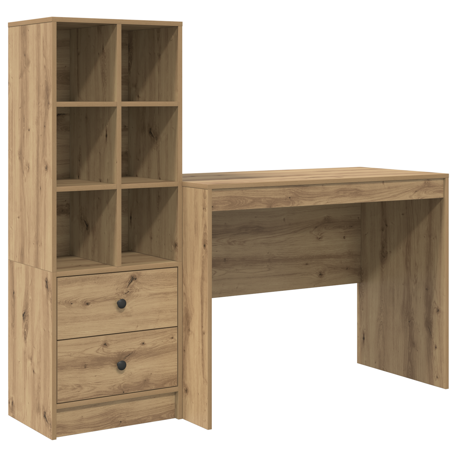 Γραφείο με συρτάρι 2 pcs Artisan Oak - Pakobazaar