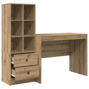 Γραφείο με συρτάρι 2 pcs Artisan Oak - Pakobazaar