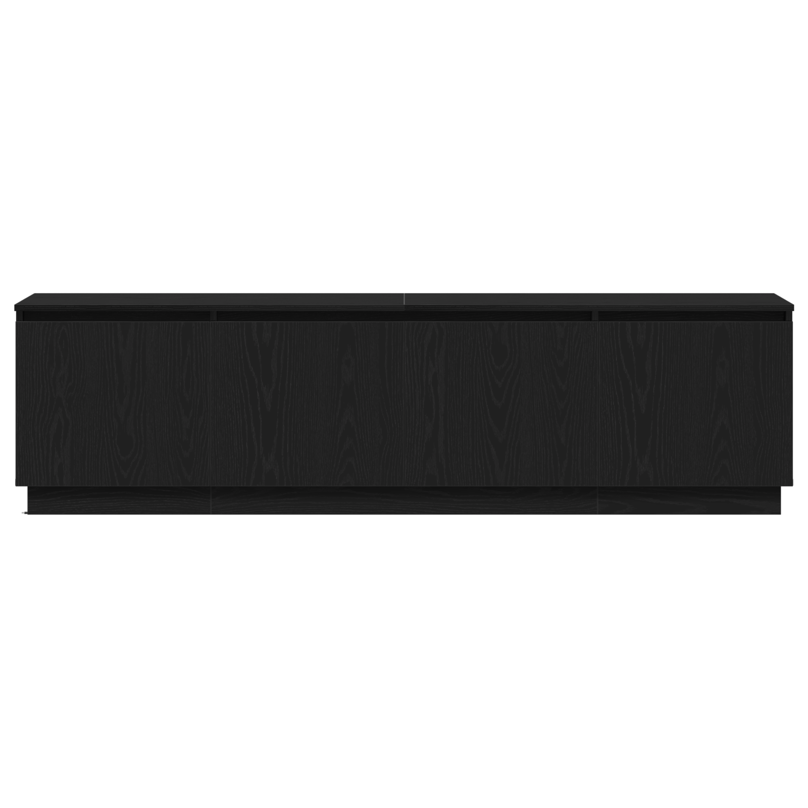 Ντουλάπι TV Μαύρη Οξυά 180 x 38 x 49 εκ Επεξεργασμένο ξύλο - Pakobazaar
