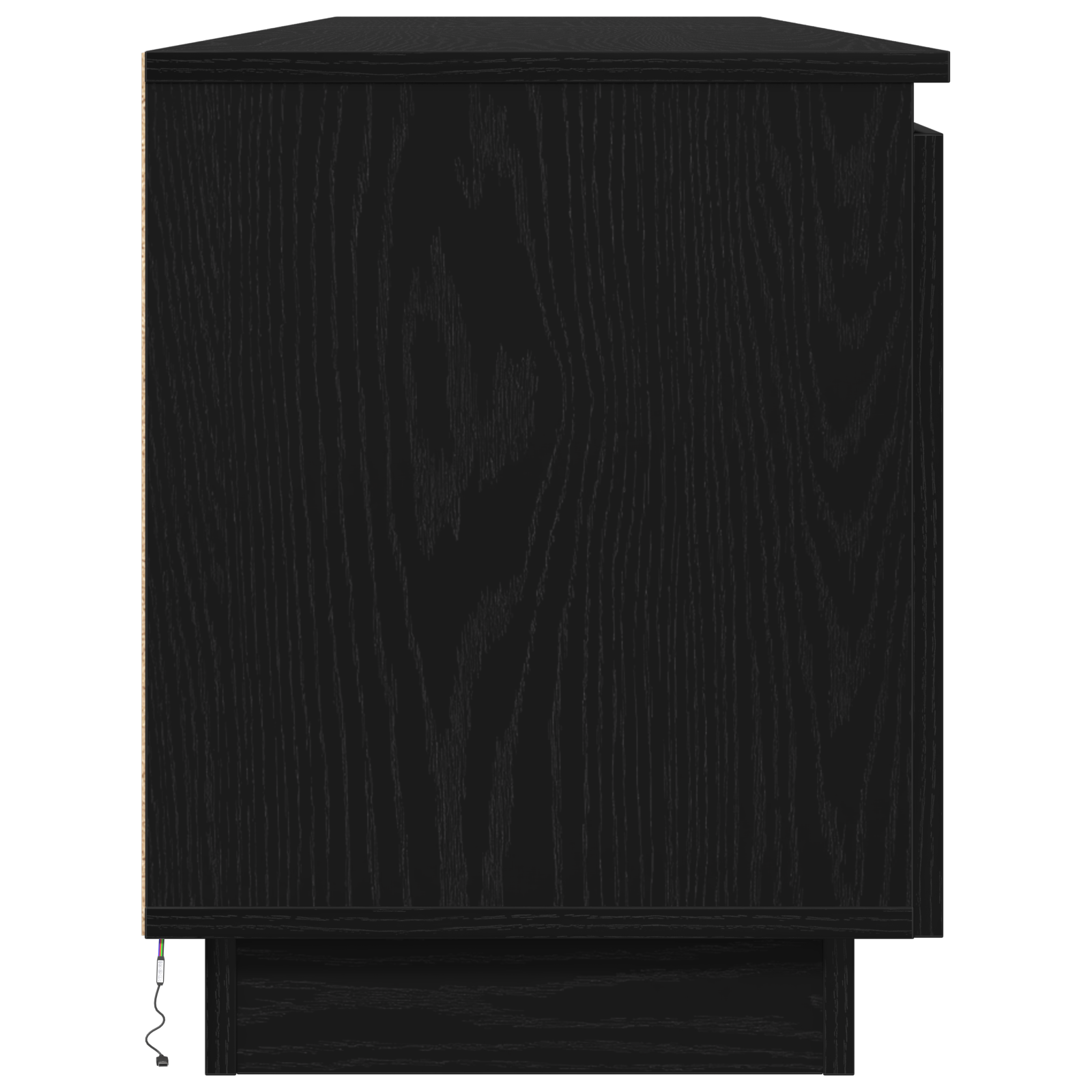 Ντουλάπι TV Μαύρη Οξυά 180 x 38 x 49 εκ Επεξεργασμένο ξύλο - Pakobazaar