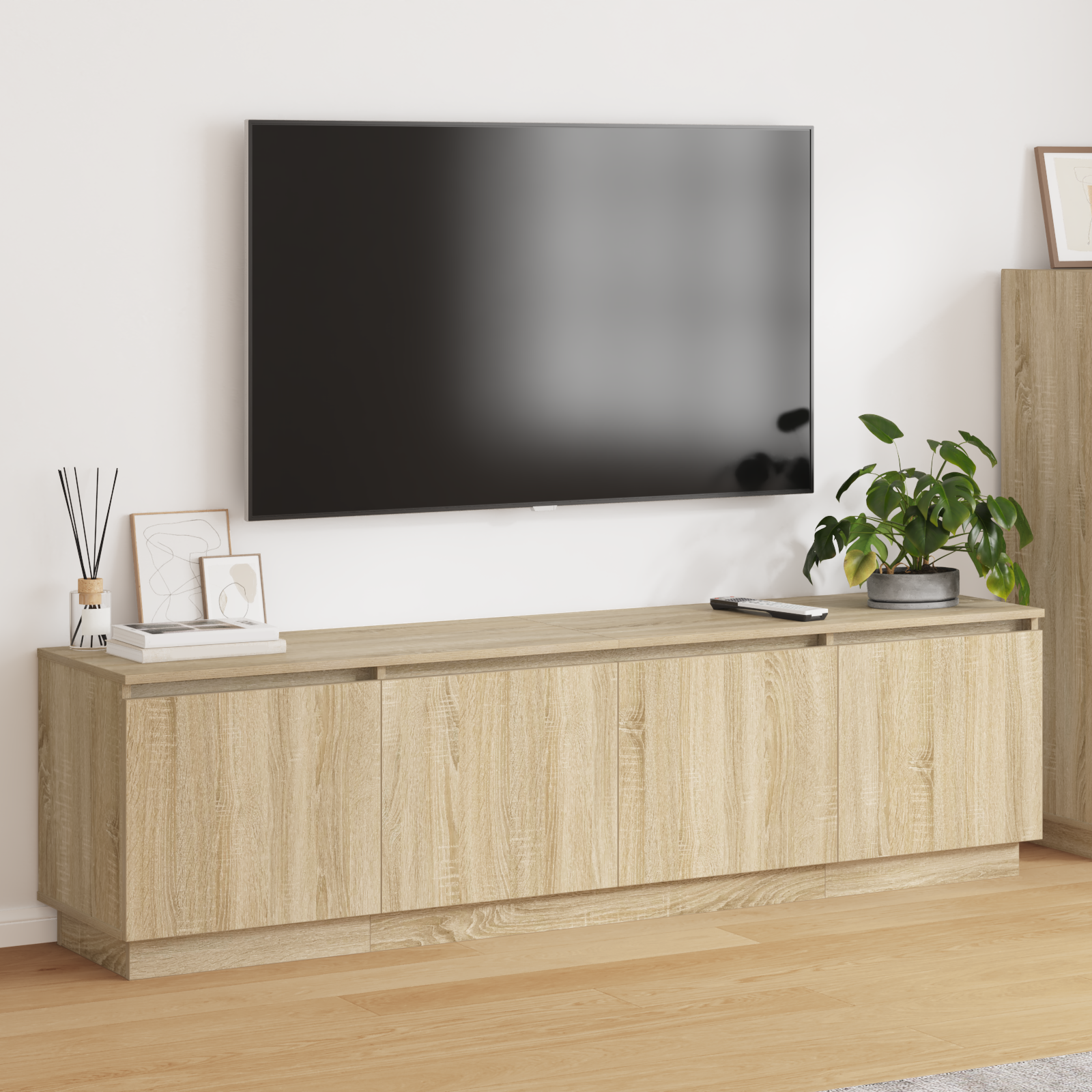 Ντουλάπι TV Δρύς Sonoma 180 x 38 x 49 εκ Επεξεργασμένο ξύλο - Pakobazaar