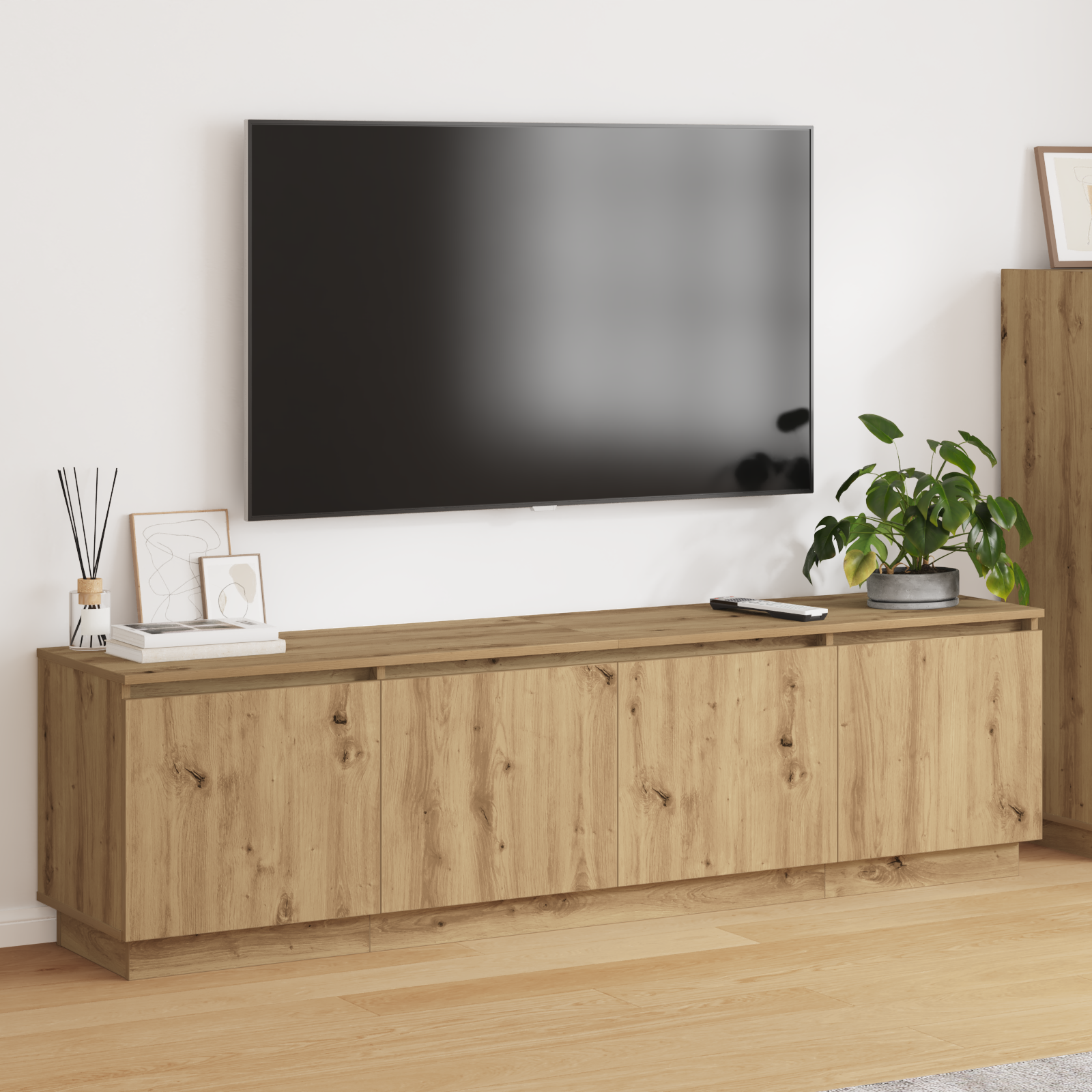 Ντουλάπι TV Artisan Oak 180 x 38 x 49 εκ Επεξεργασμένο ξύλο - Pakobazaar