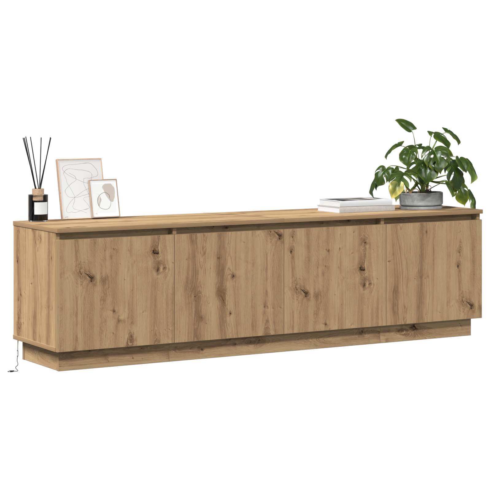Ντουλάπι TV Artisan Oak 180 x 38 x 49 εκ Επεξεργασμένο ξύλο - Pakobazaar