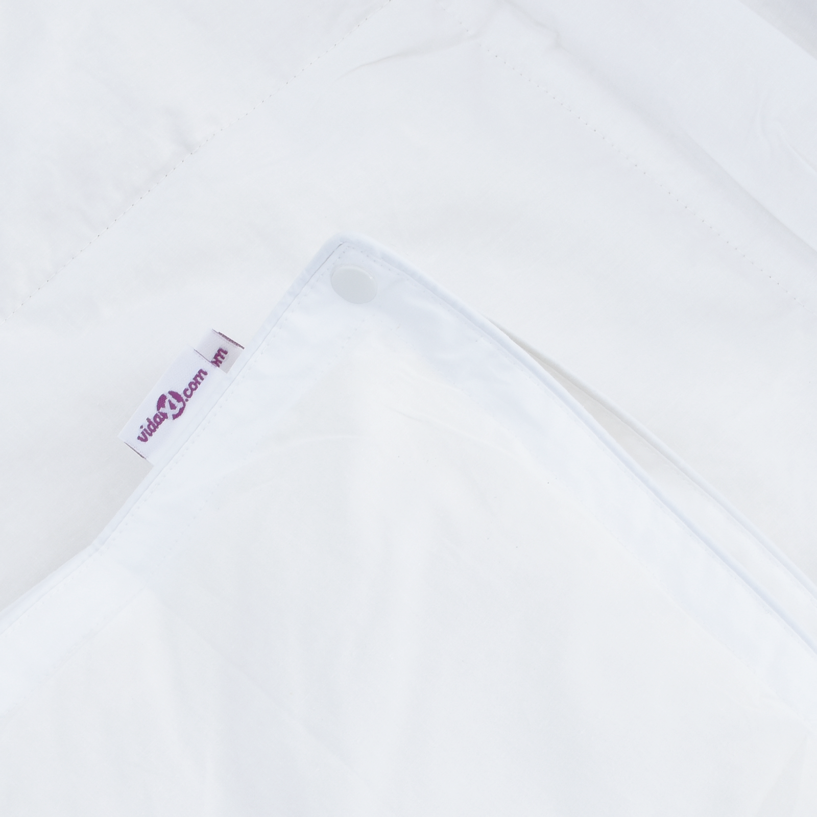 Σετ Παπλωμάτων με μαξιλάρι 3 pcs Λευκό Φτέρος - Pakobazaar