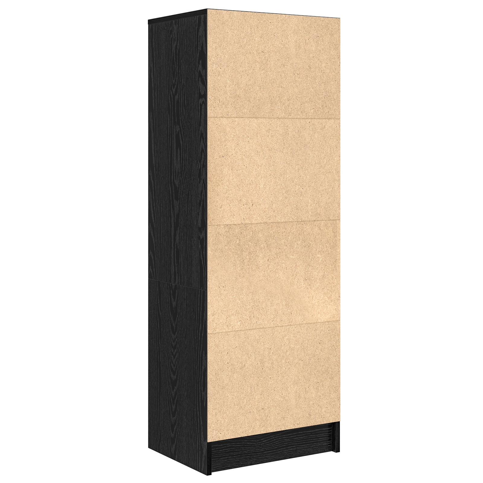 Highboard με συρτάρι Μαύρη Οξυά 45,5 x 34 x 127 εκ - Pakobazaar
