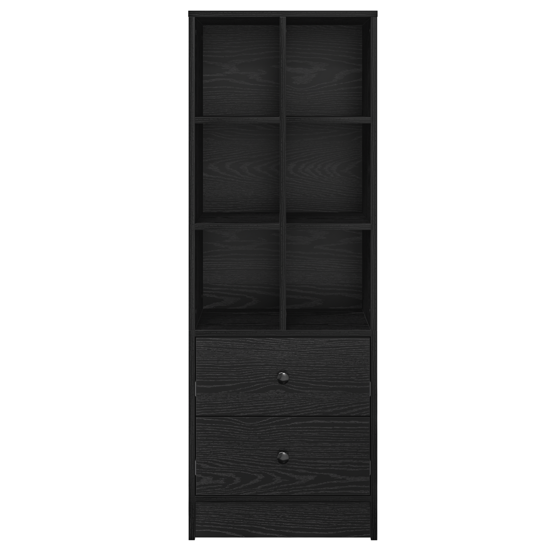 Highboard με συρτάρι Μαύρη Οξυά 45,5 x 34 x 127 εκ - Pakobazaar