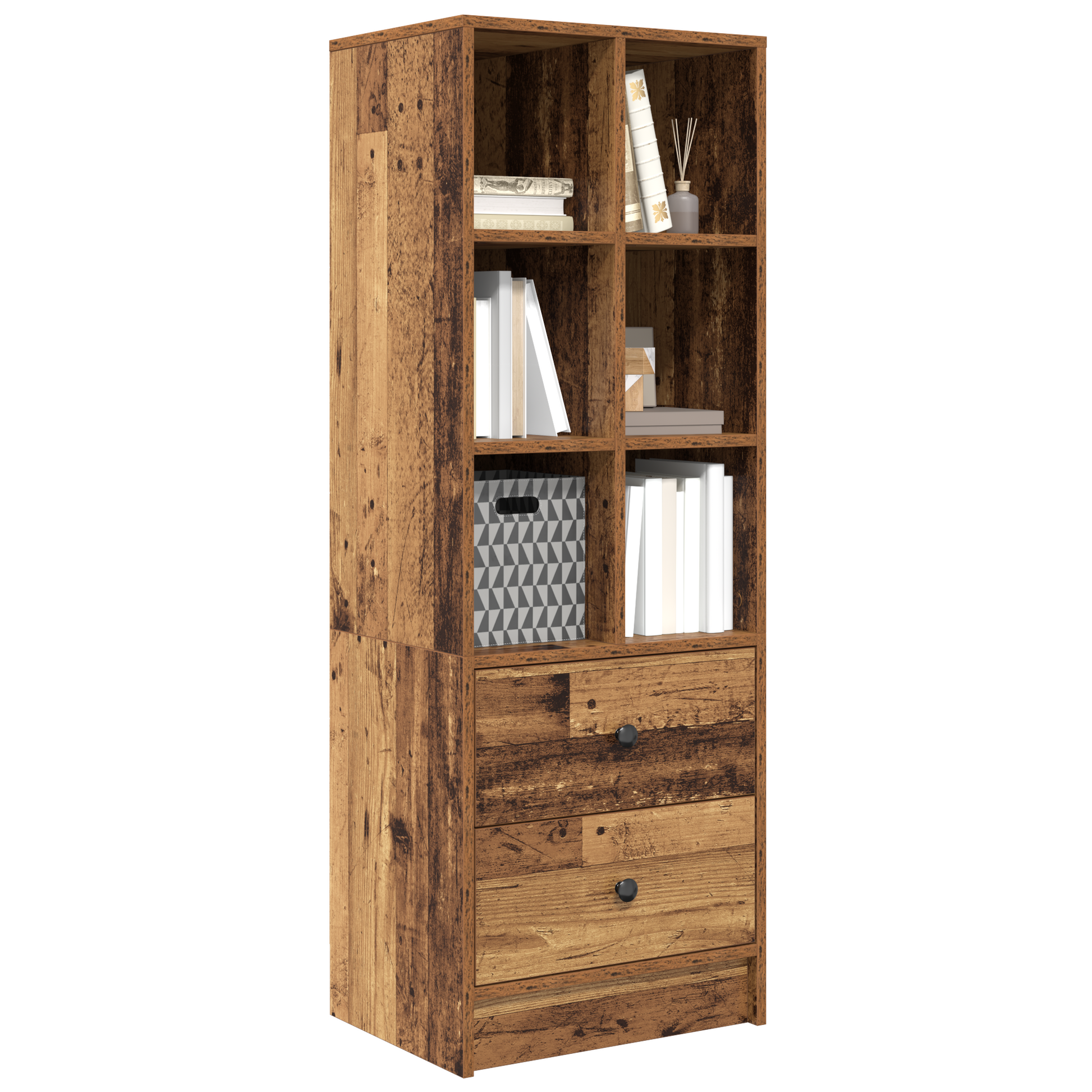Highboard με συρτάρι Παλιό ξύλο 45,5 x 34 x 127 εκ - Pakobazaar
