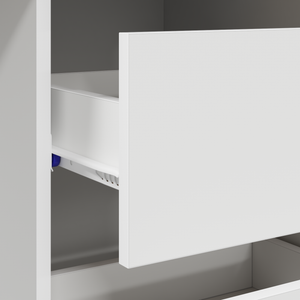 Γραφείο με συρτάρι Λευκό 90 x 37.5 x 75 εκ Επεξεργασμένο ξύλο - Pakobazaar