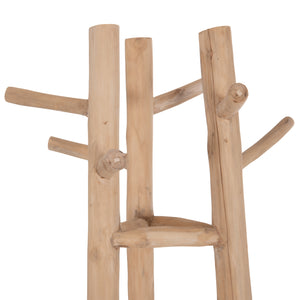 ΚΑΛΟΓΕΡΟΣ ΜΕ 3 ΚΟΛΩΝΕΣ TRIDEM HM4881 ΞΥΛΟ TEAK ΣΕ ΦΥΣΙΚΟ 52x52x200Υεκ. - Pakobazaar