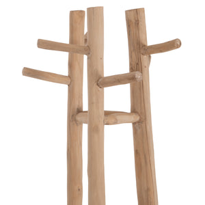 ΚΑΛΟΓΕΡΟΣ ΜΕ 3 ΚΟΛΩΝΕΣ TRIDEM HM4881 ΞΥΛΟ TEAK ΣΕ ΦΥΣΙΚΟ 52x52x200Υεκ. - Pakobazaar
