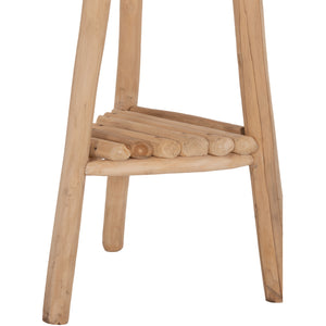 ΚΑΛΟΓΕΡΟΣ ΜΕ 3 ΚΟΛΩΝΕΣ TRIDEM HM4881 ΞΥΛΟ TEAK ΣΕ ΦΥΣΙΚΟ 52x52x200Υεκ. - Pakobazaar
