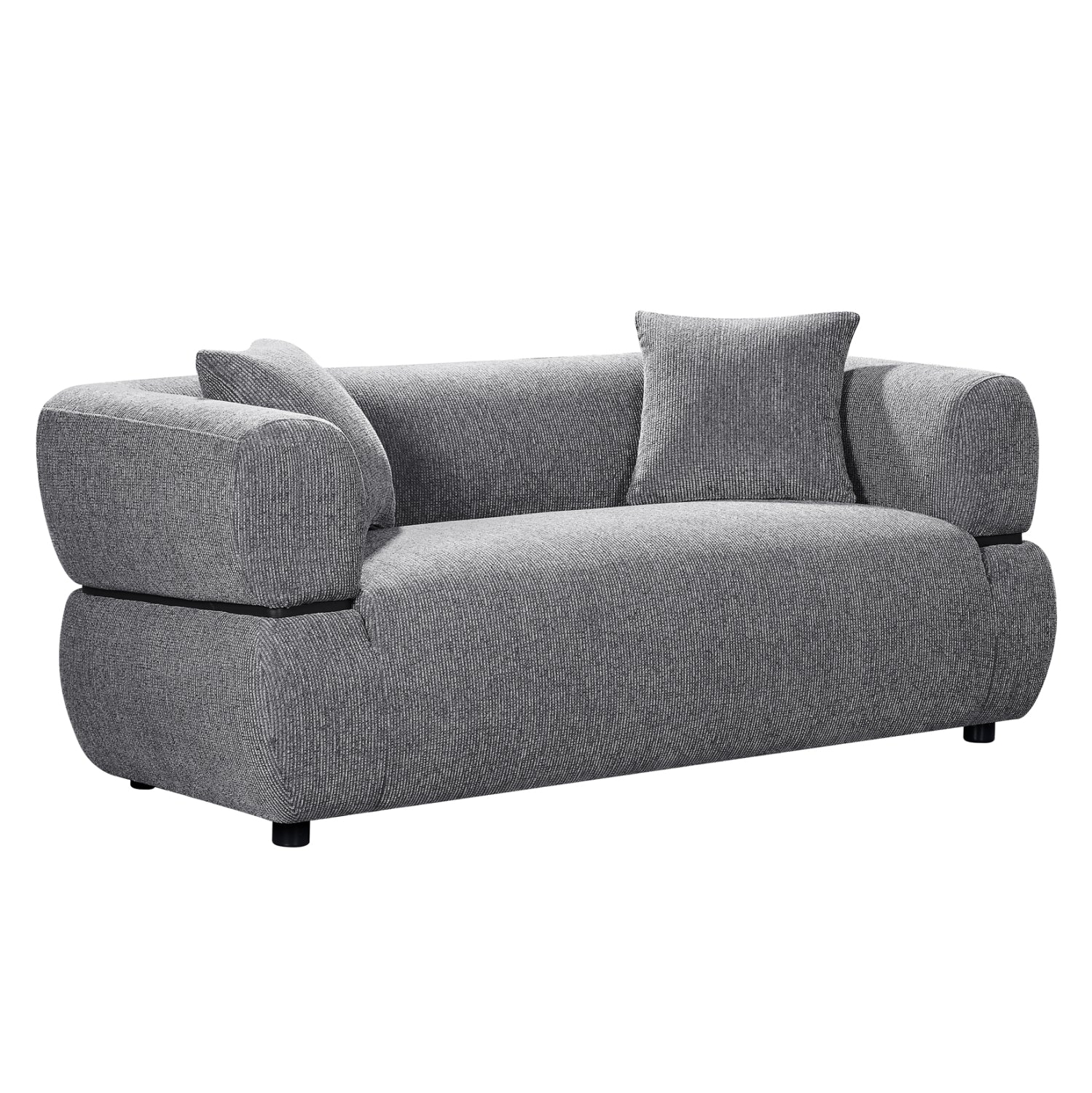 ΚΑΝΑΠΕΣ 2-ΘΕΣΙΟΣ ARCTIS HM3328.01 ΓΚΡΙ ΥΦΑΣΜΑ 169x88x68Υεκ. - Pakobazaar
