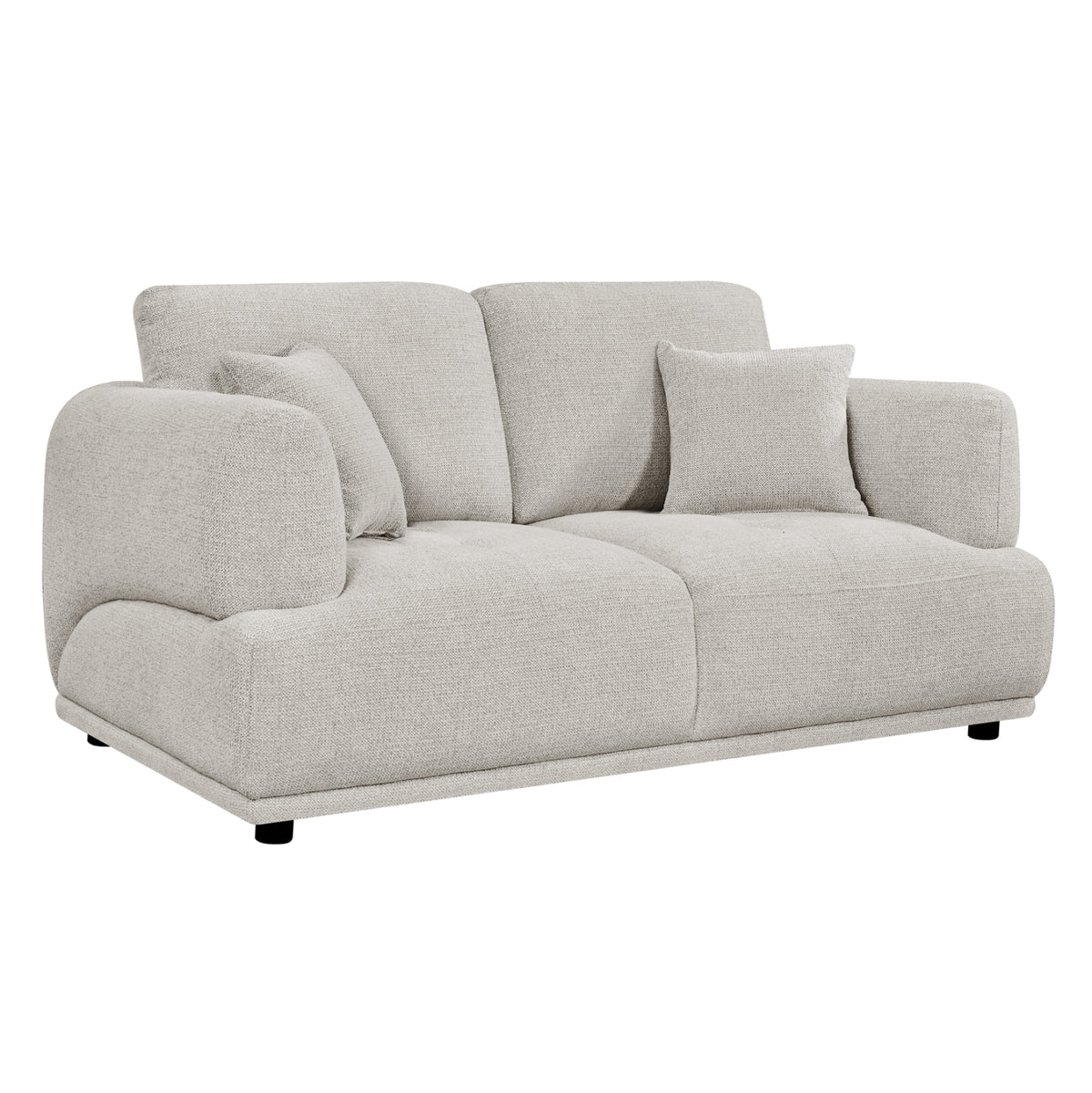 ΚΑΝΑΠΕΣ 2-ΘΕΣΙΟΣ STRUCTO HM3330.02 ΑΝΟΙΧΤΟ ΜΠΕΖ ΥΦΑΣΜΑ 168x94x88Υεκ. - Pakobazaar