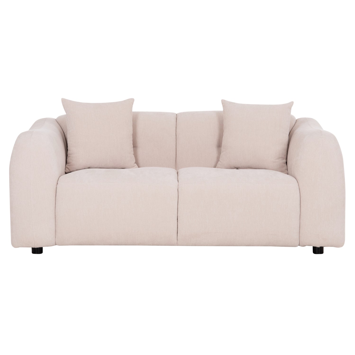 ΚΑΝΑΠΕΣ 2-ΘΕΣΙΟΣ JUNOA HM3334.02 ΕΚΡΟΥ ΥΦΑΣΜΑ 172x89x85Υεκ - Pakobazaar