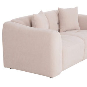 ΚΑΝΑΠΕΣ 2-ΘΕΣΙΟΣ JUNOA HM3334.02 ΕΚΡΟΥ ΥΦΑΣΜΑ 172x89x85Υεκ - Pakobazaar