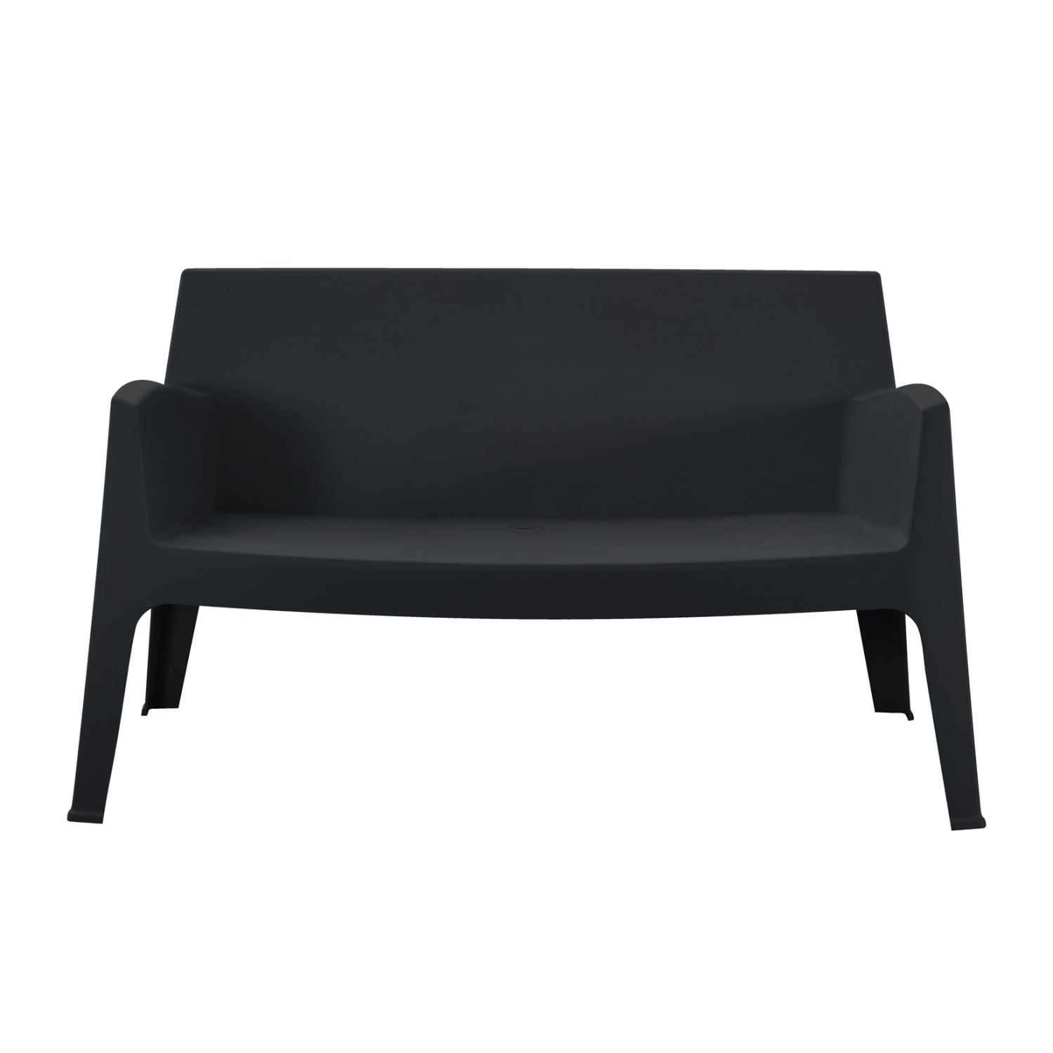 ΚΑΝΑΠΕΣ 2-ΘΕΣΙΟΣ ΠΟΛΥΠΡΟΠΥΛΕΝΙΟΥ SLEEK HM6366.02 ΧΡΩΜΑ ΜΑΥΡΟ 133x68x73Υεκ. - Pakobazaar