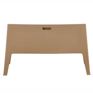 ΚΑΝΑΠΕΣ 2-ΘΕΣΙΟΣ ΠΟΛΥΠΡΟΠΥΛΕΝΙΟΥ SLEEK HM6366.03 ΧΡΩΜΑ ΚΑΠΟΥΤΣΙΝΟ 133x68x73Υεκ. - Pakobazaar