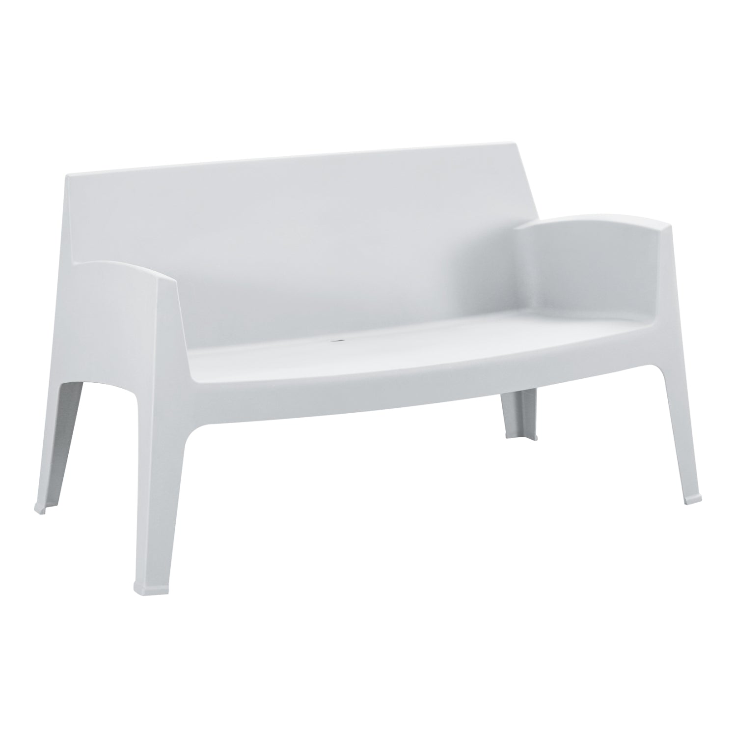 ΚΑΝΑΠΕΣ 2-ΘΕΣΙΟΣ ΠΟΛΥΠΡΟΠΥΛΕΝΙΟΥ SLEEK HM6366.01 ΧΡΩΜΑ ΛΕΥΚΟ 133x68x73Υεκ. - Pakobazaar