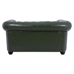 ΚΑΝΑΠΕΣ 2ΘΕΣΙΟΣ T.CHESTERFIELD HM3010.08 ΤΕΧΝΟΔΕΡΜΑ ΚΥΠΑΡΙΣΣΙ 150x90x72 εκ. - Pakobazaar