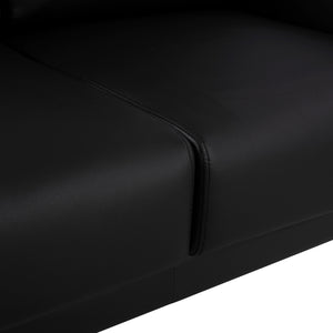 ΚΑΝΑΠΕΣ 2ΘΕΣΙΟΣ KΕΝΖΙΕ HM3121.21 ΜΕ ΜΑΥΡΟ PU 142x81x81 εκ. - Pakobazaar