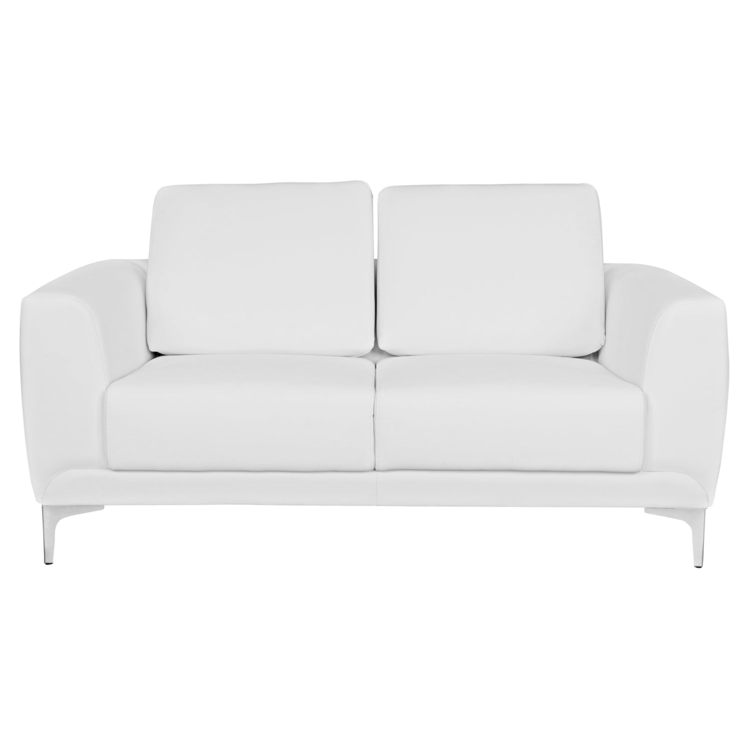 ΚΑΝΑΠΕΣ 2ΘΕΣΙΟΣ KΕΝΖΙΕ HM3121.22 ΜΕ ΛΕΥΚΟ PU 142x81x81 εκ. - Pakobazaar