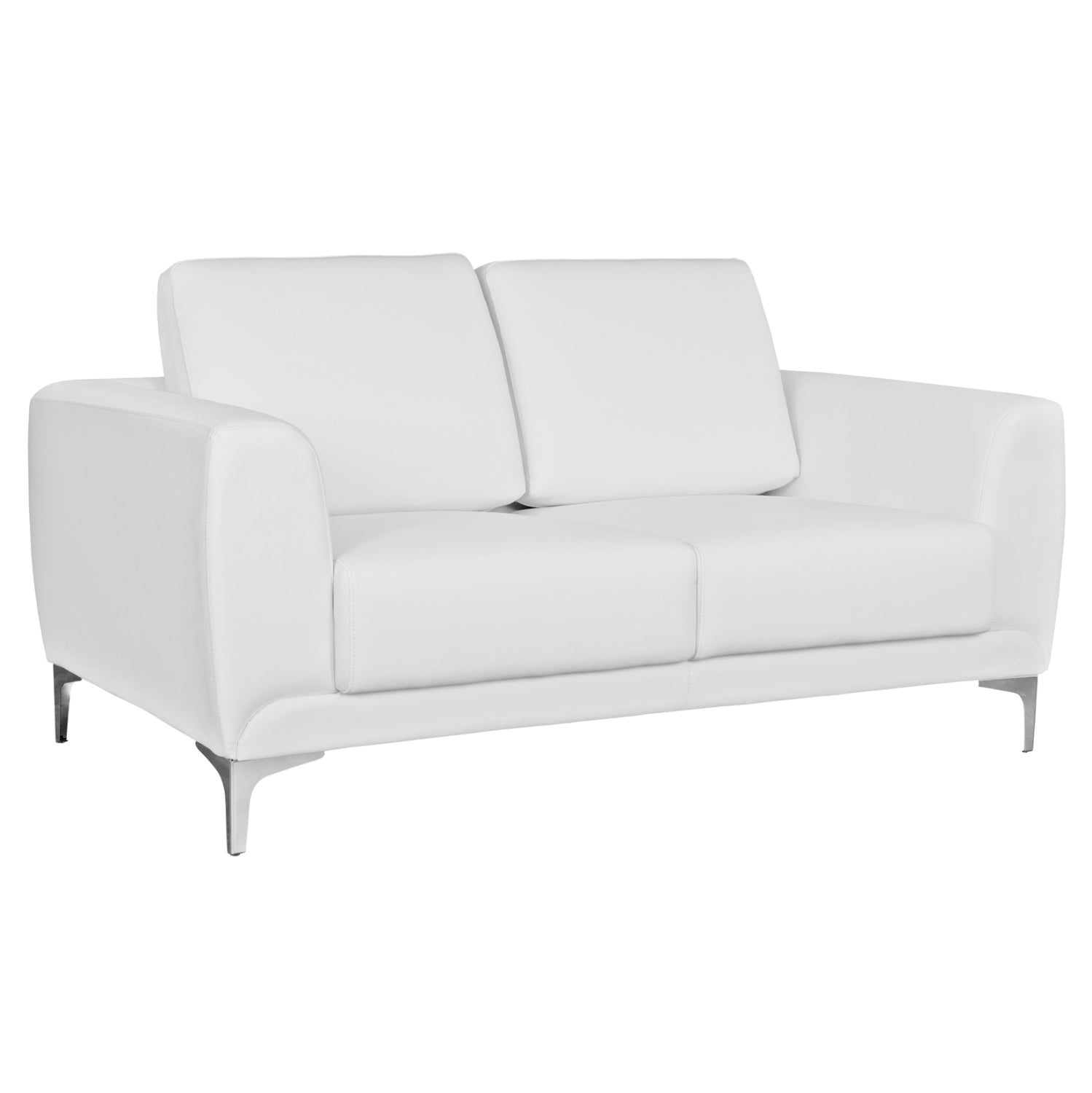 ΚΑΝΑΠΕΣ 2ΘΕΣΙΟΣ KΕΝΖΙΕ HM3121.22 ΜΕ ΛΕΥΚΟ PU 142x81x81 εκ. - Pakobazaar